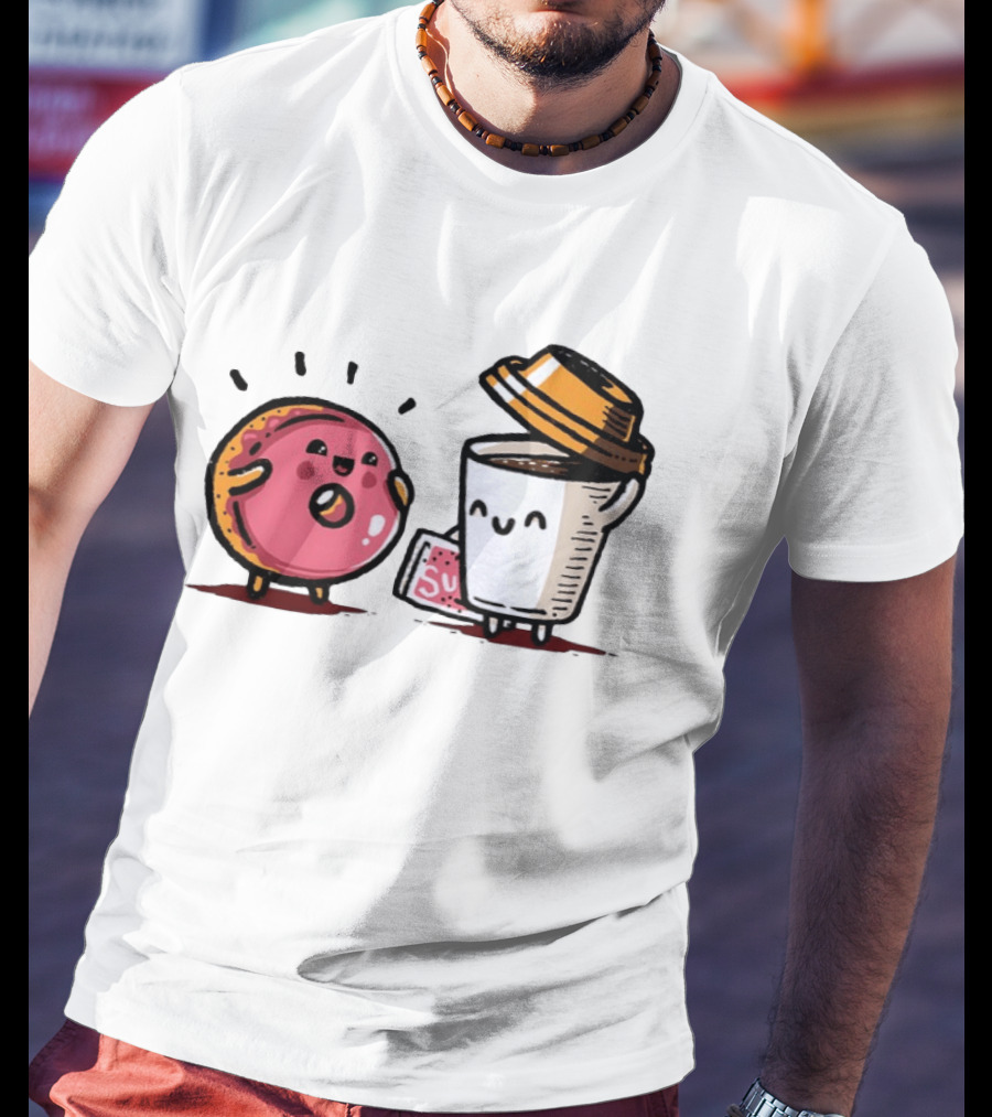 Donut And Coffee A Match Made In Heaven You Donut Know How Much I Love You T-Shirt