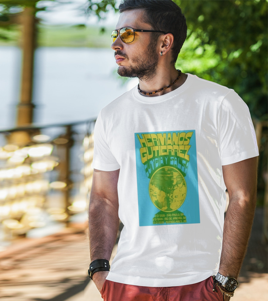 Hermanos Gutiérrez Cumbia Y Salsa São Paulo Rio Buenos Aires 2026 T-Shirt