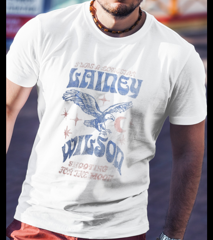 I Was A Lonestar Lainey Wilson Shooting For The Moon Eagle T-Shirt