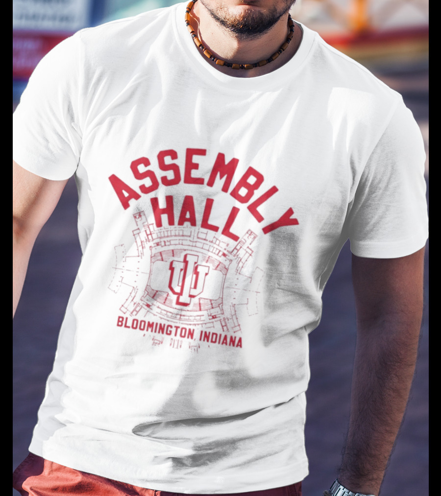 Assembly Hall Bloomington Indiana IU Basketball Icon Indiana Hoosiers T-Shirt