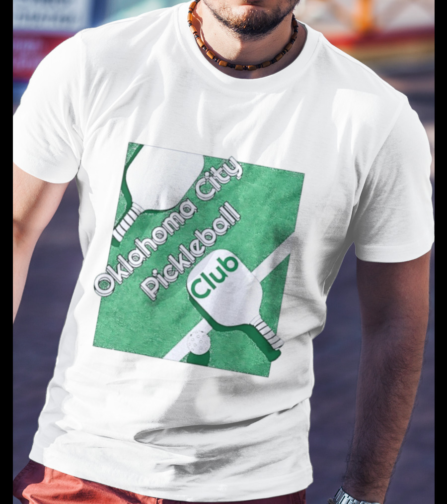 Oklahoma City Pickleball Club Paddle Court 2026 T-Shirt