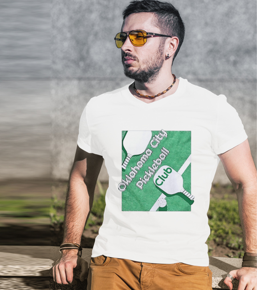 Oklahoma City Pickleball Club Paddle Court 2026 T-Shirt