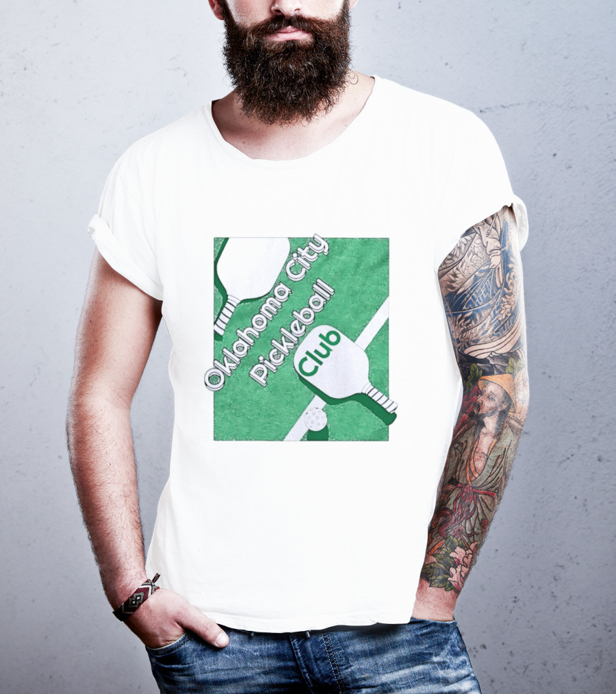 Oklahoma City Pickleball Club Paddle Court 2026 T-Shirt