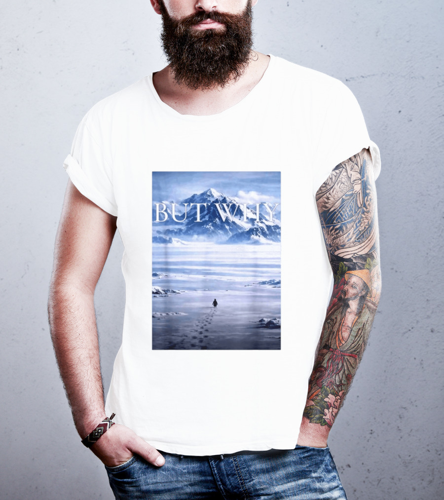 But Why Penguin Mountains T-Shirt