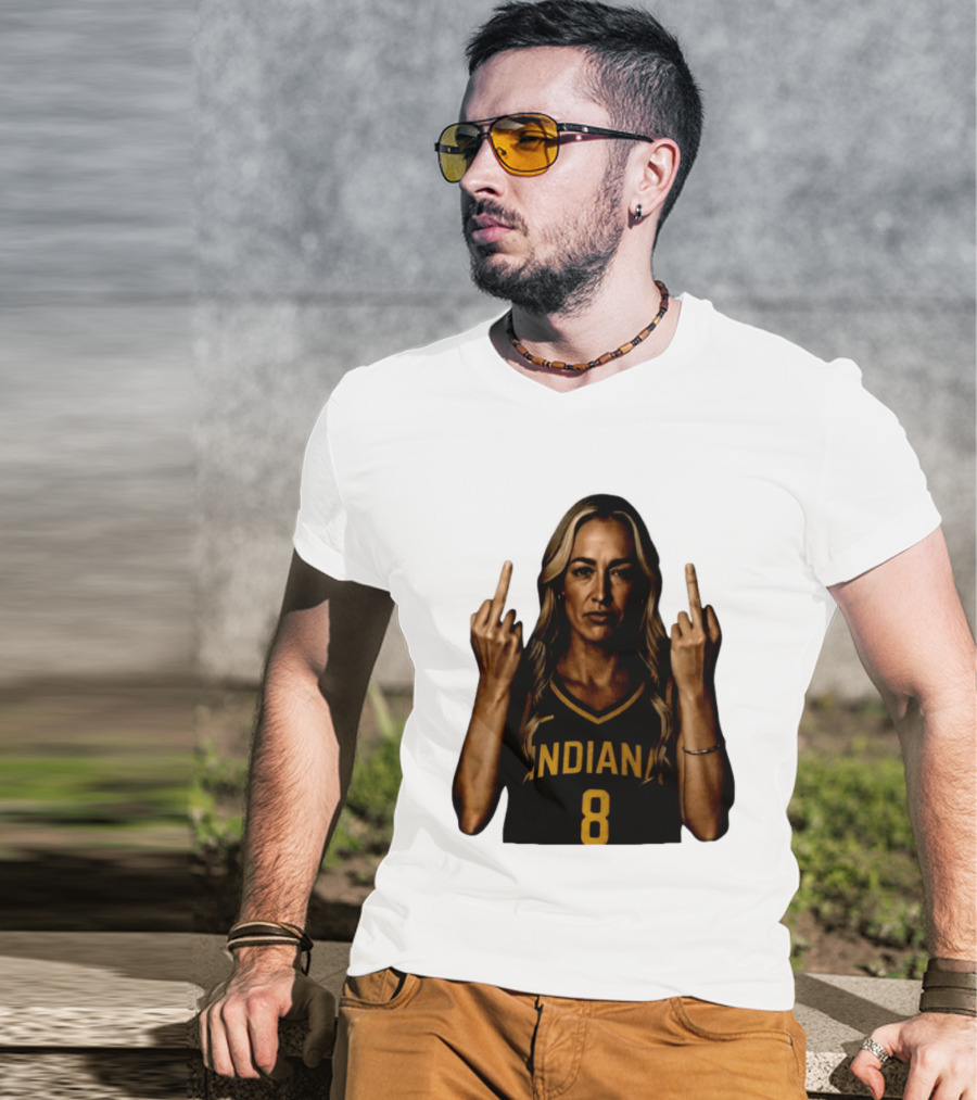 INDIANA 8 Flipping The Bird T-Shirt