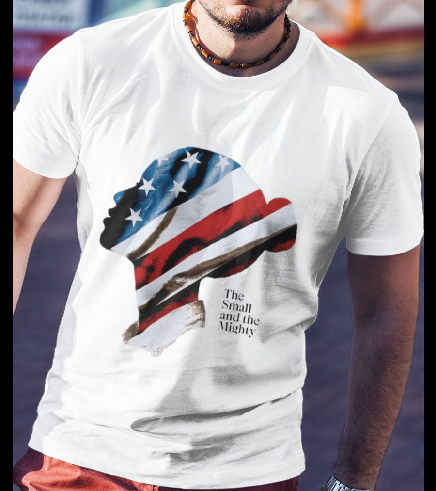 Patriotic American Flag Sharon McMahon Silhouette Stars And Stripes T-Shirt
