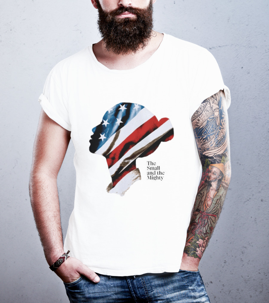 Patriotic American Flag Sharon McMahon Silhouette Stars And Stripes T-Shirt