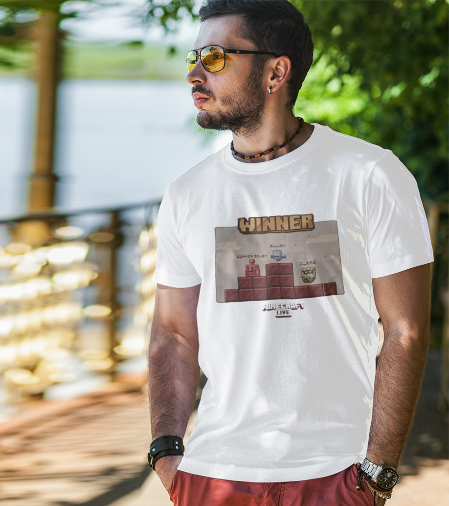 Winner Copper Golem Allay Glare Podium Event T-Shirt