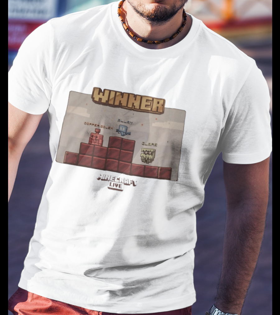 Winner Copper Golem Allay Glare Podium Event T-Shirt