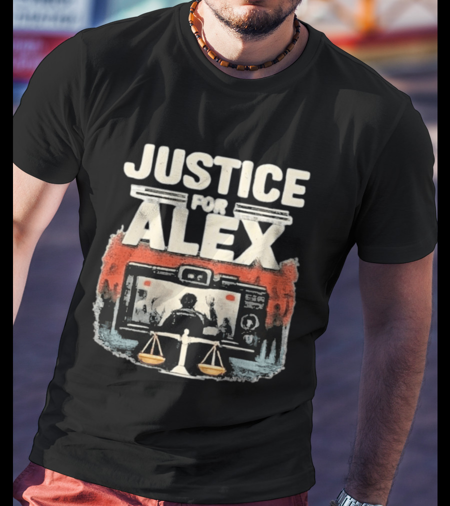 Justice For Alex Memorial Tribute Scales Of Justice T-Shirt
