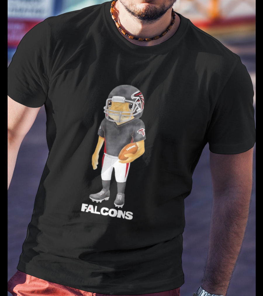 Bad Bunny Collaboration Atlanta Falcons NFL Team T-Shirt