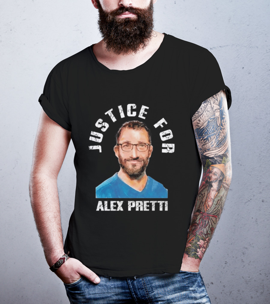 Justice For Alex Pretti Stand With Alex Pretti T-Shirt