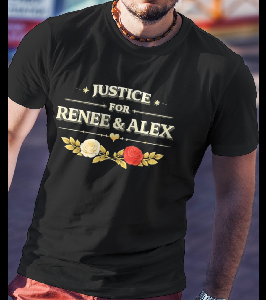 Justice For Renee & Alex Floral Heart T-Shirt