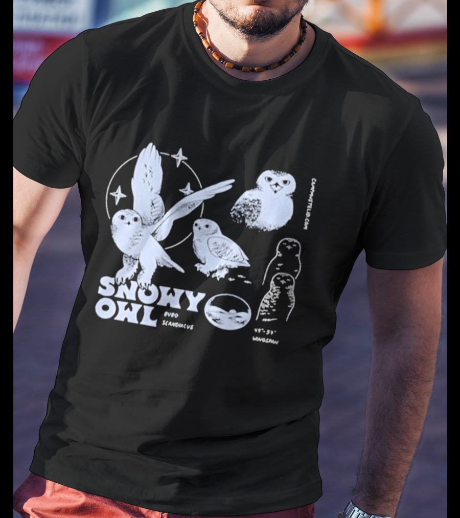 Camp Mustelid Snowy Owl It's By Mammals T-Shirt