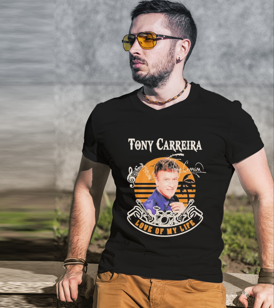 Tony Carreira Love Of My Life Music T-Shirt