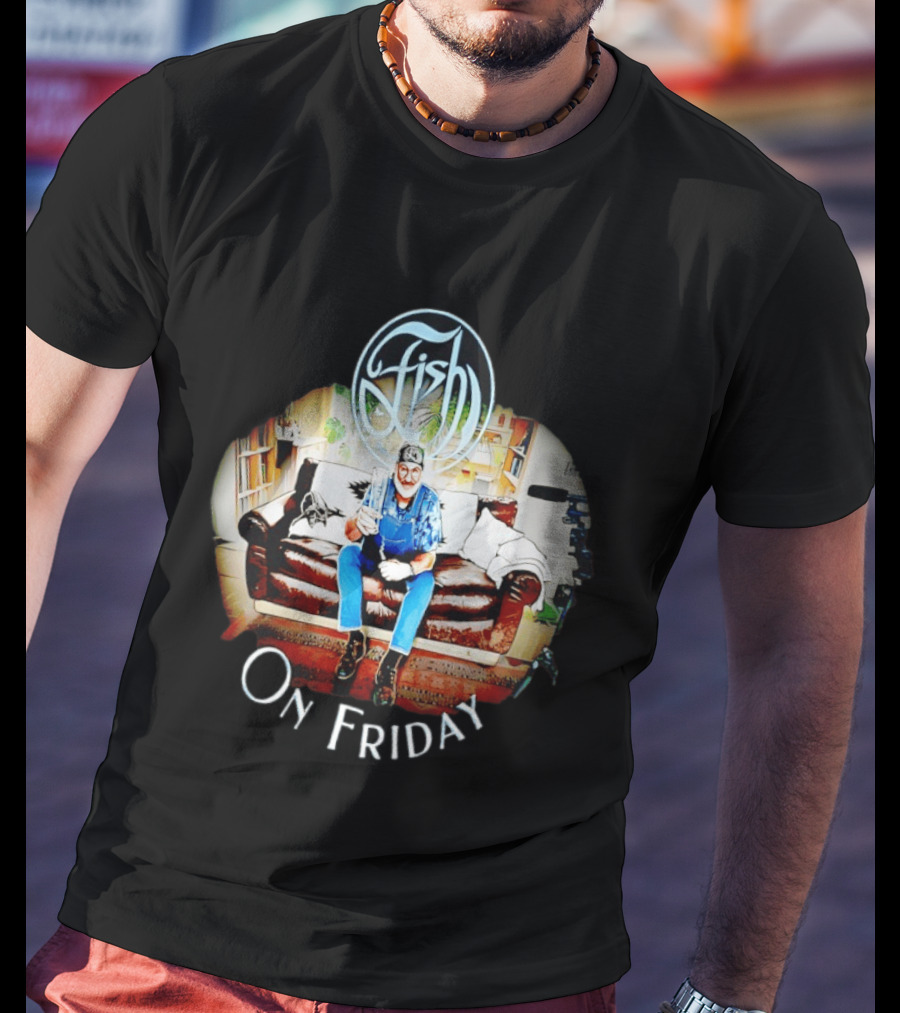 Fish Derek William Dick On Friday Sofa Scene T-Shirt
