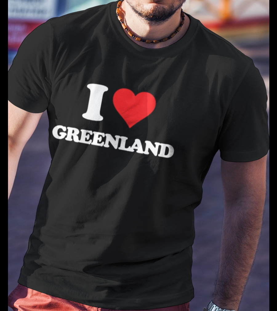 I Heart Greenland Gift Idea T-Shirt