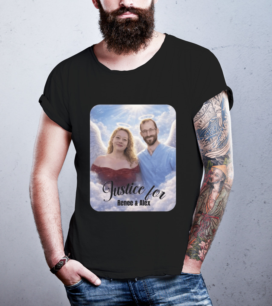 Justice For Renee And Alex Angel Wings Memorial T-Shirt