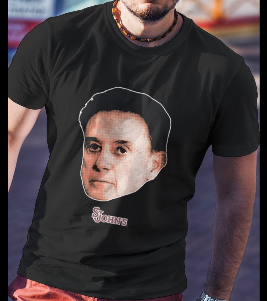 Rick Pitino Big Head St John's Red Storm T-Shirt