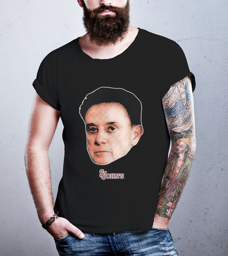 Rick Pitino Big Head St John's Red Storm T-Shirt