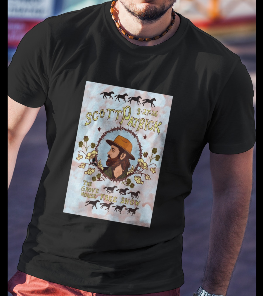 Scott Patrick The Grove House Free Show Mariposa CA March 27 2026 T-Shirt