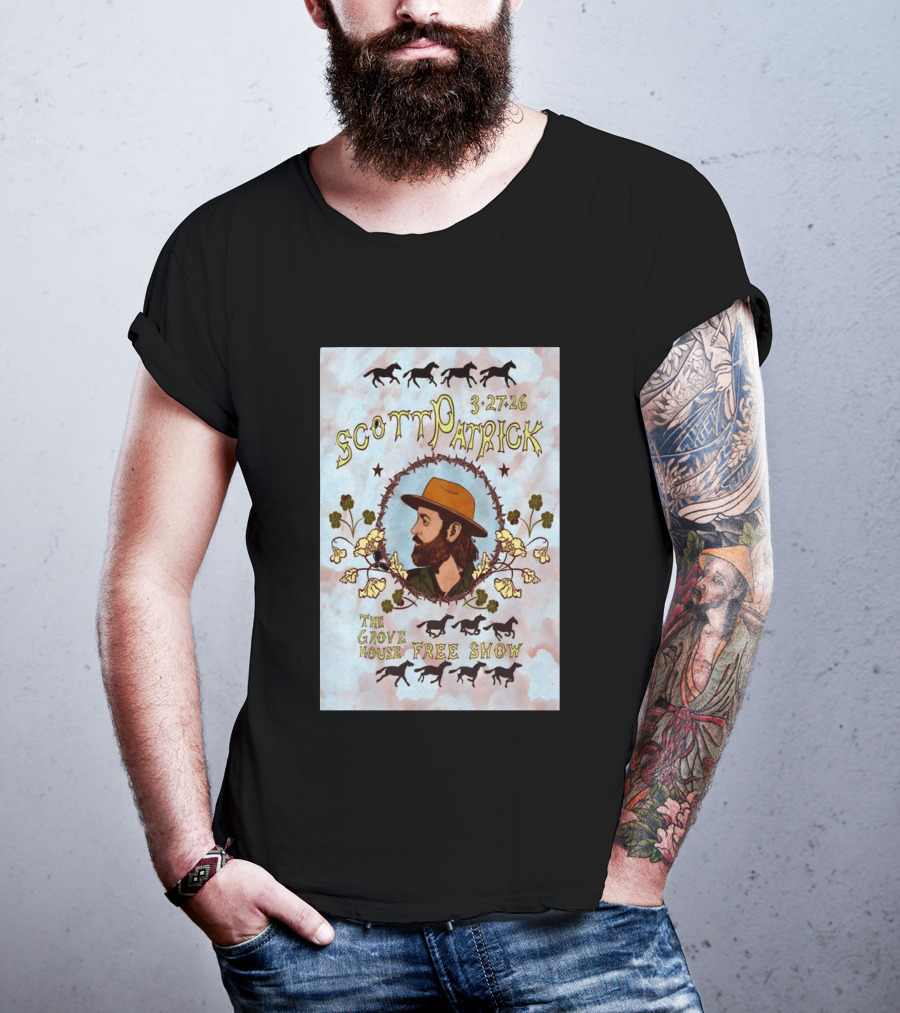Scott Patrick The Grove House Free Show Mariposa CA March 27 2026 T-Shirt