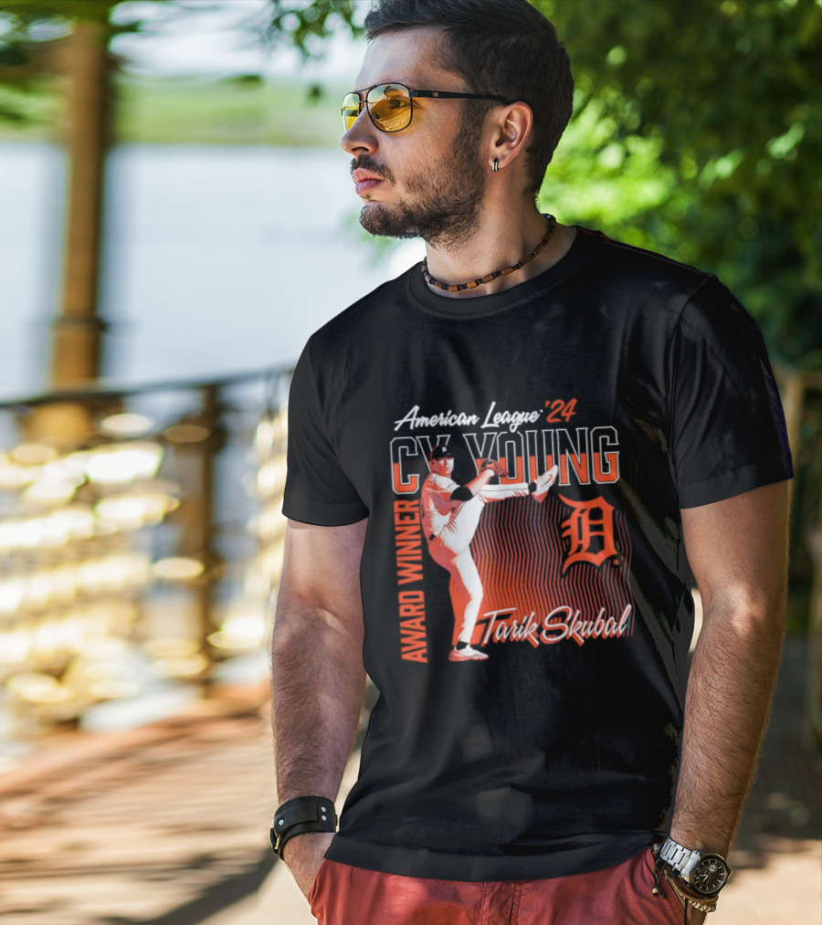 American League Cy Young Tarik Skubal Detroit Tigers Winner T-Shirt