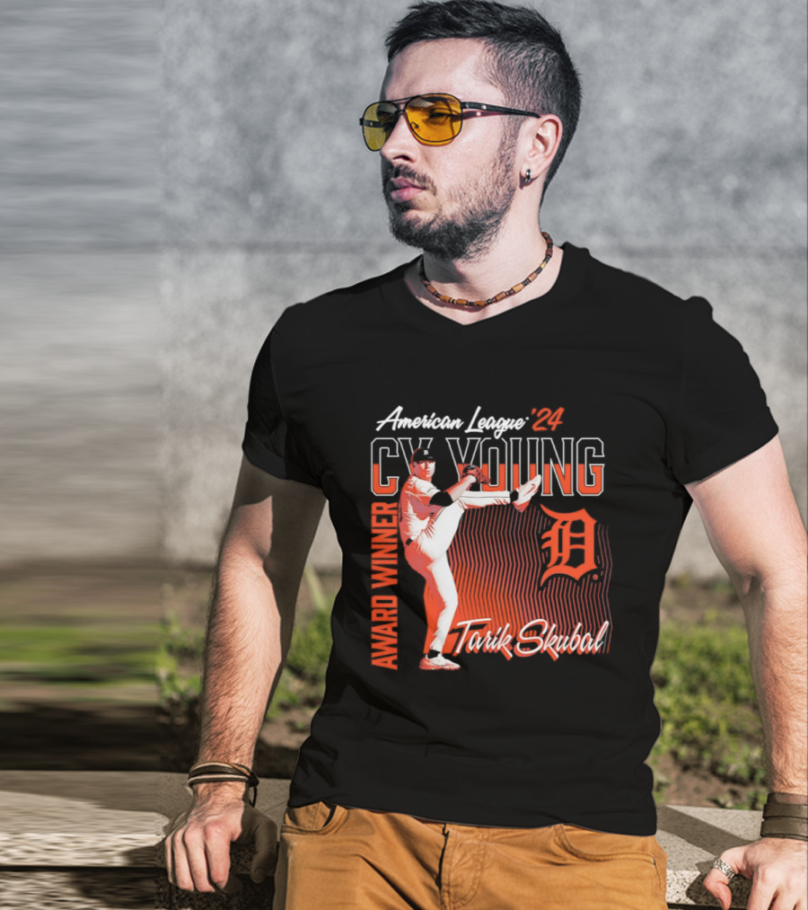 American League Cy Young Tarik Skubal Detroit Tigers Winner T-Shirt