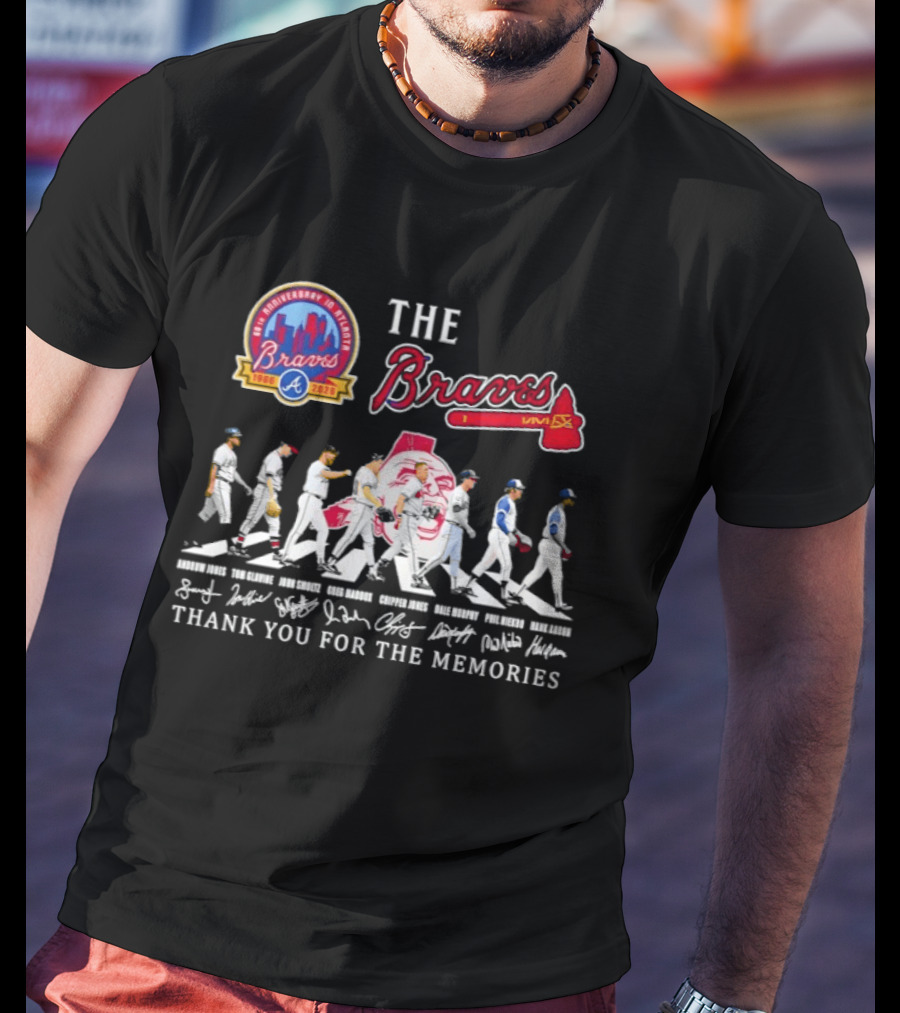 The Braves 60th Anniversary 1966 2026 Thank You For The Memories T-Shirt