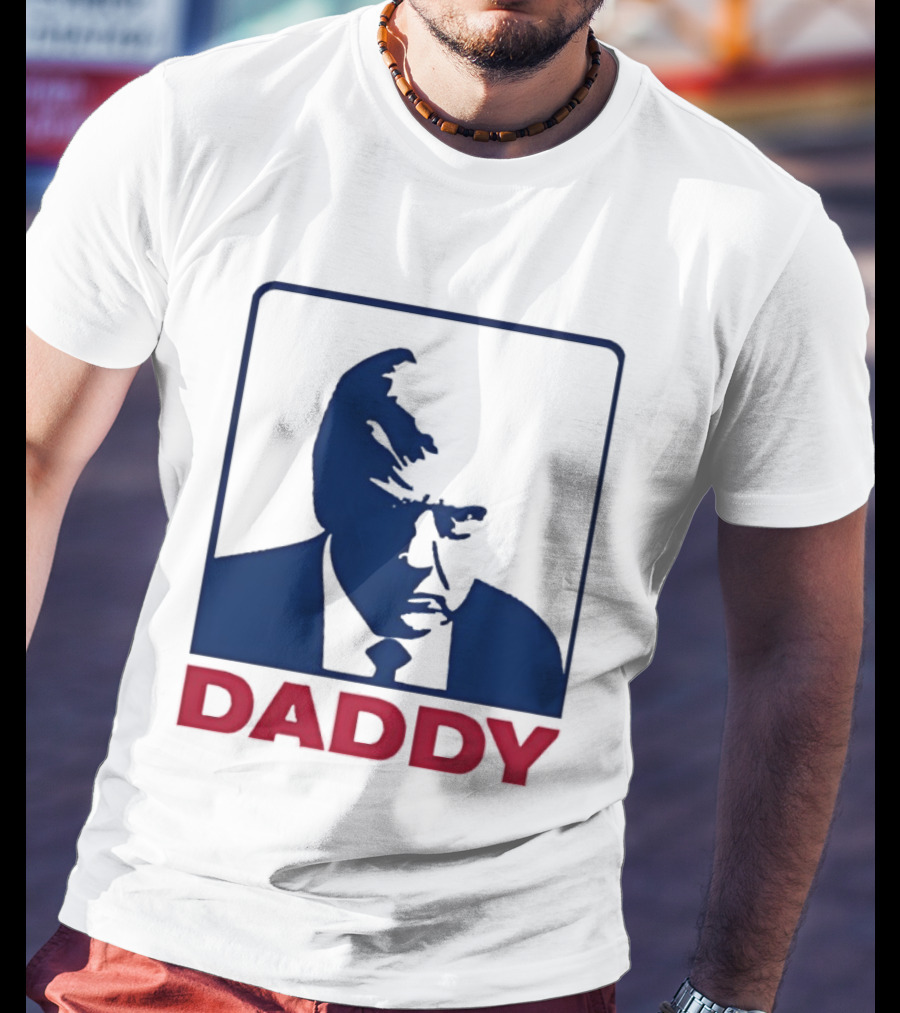 Daddy Donald Trump Blue Red T-Shirt
