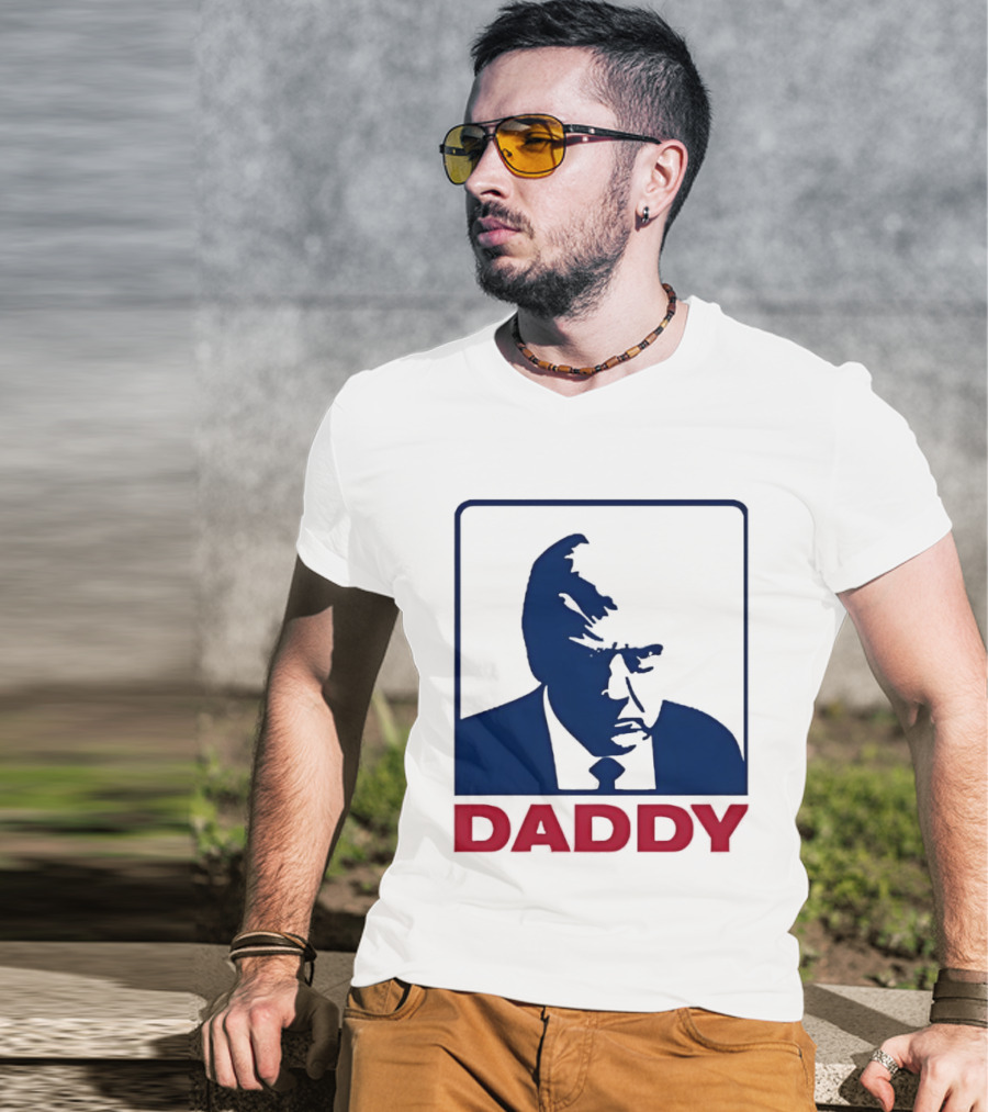 Daddy Donald Trump Blue Red T-Shirt