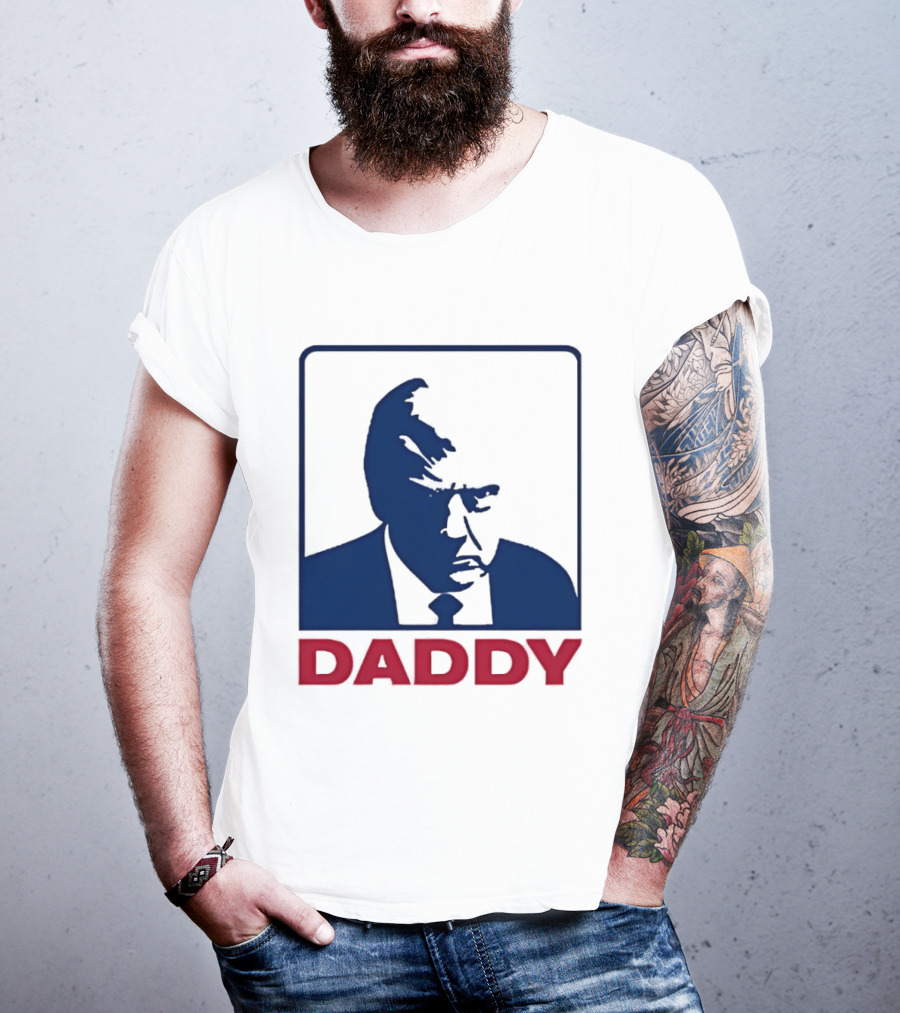Daddy Donald Trump Blue Red T-Shirt