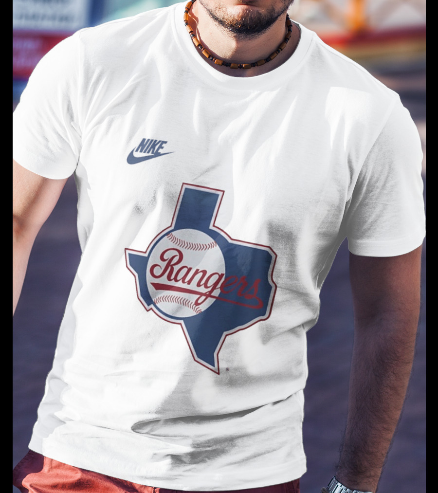 Rangers Baseball Texas Map Iconic Team T-Shirt