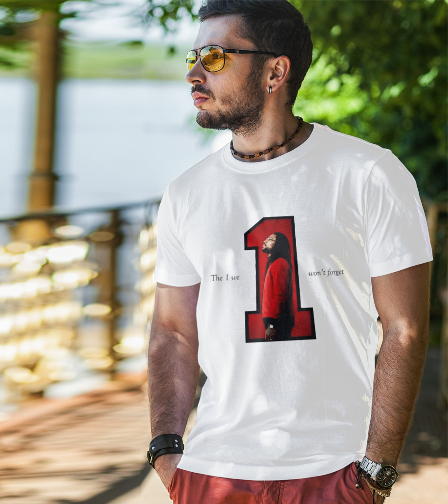 Derrick Rose The 1 We Won't Forget Iconic Red Jacket Legend T-Shirt