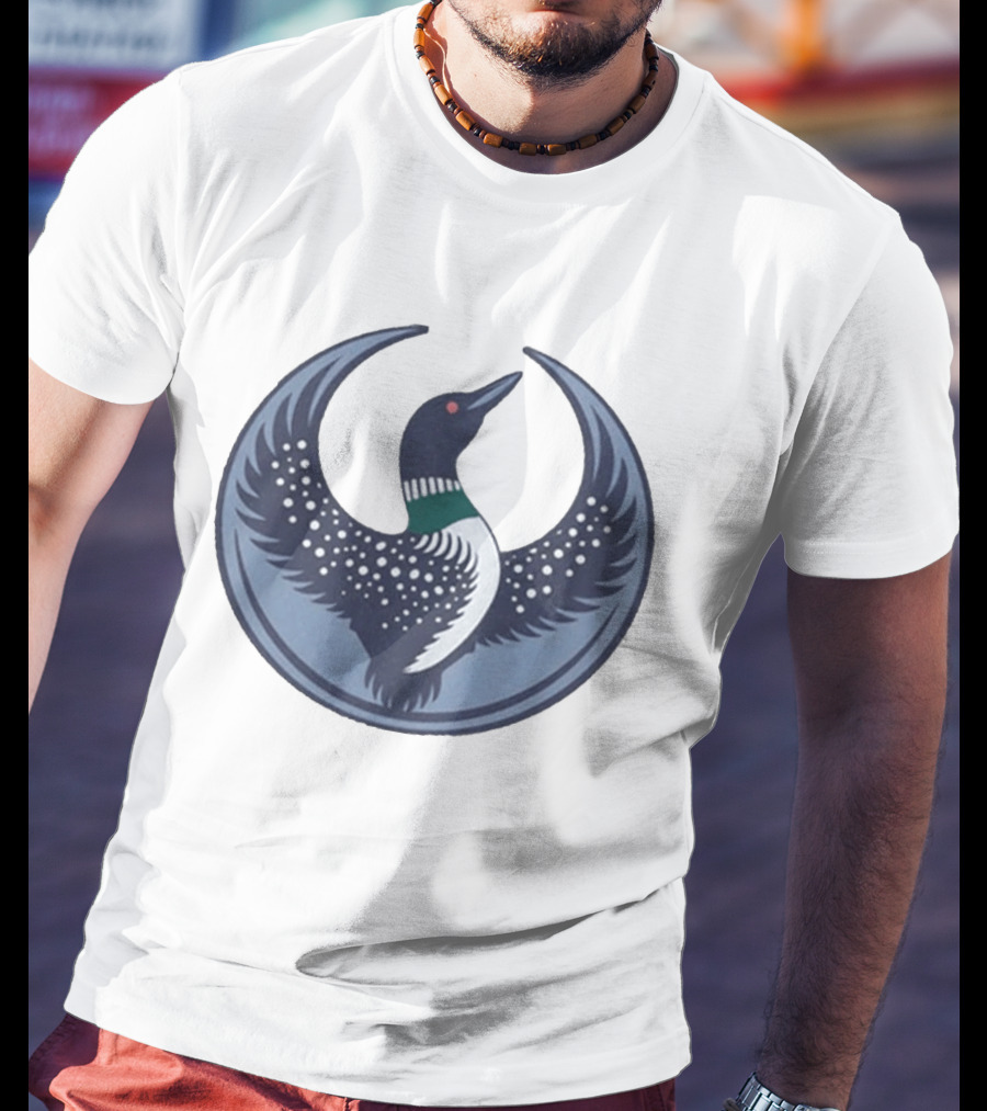 The Loon Platoon Rebel Alliance Emblem Bird Circular T-Shirt