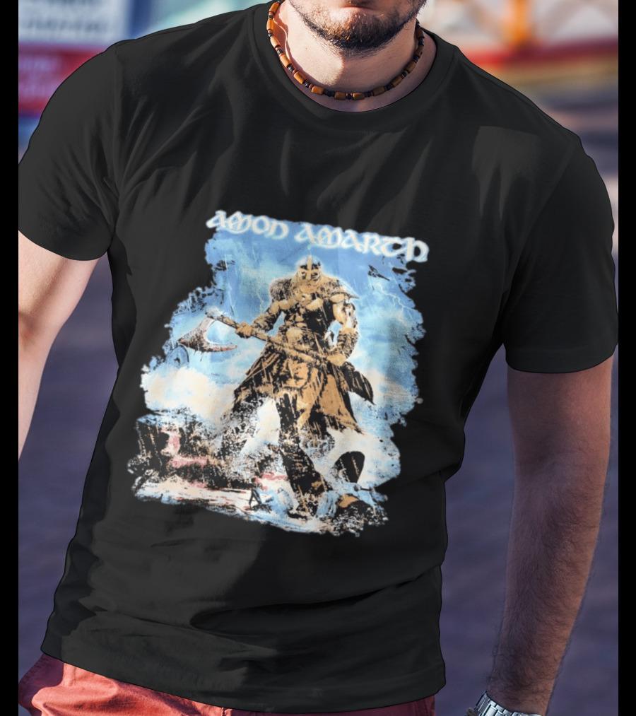 Amon Amarth Jomsviking Warrior With Axe T-Shirt