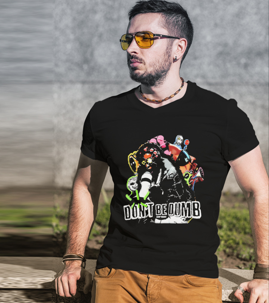 Asap Don't Be Dumb Colorful Robot 2026 T-Shirt
