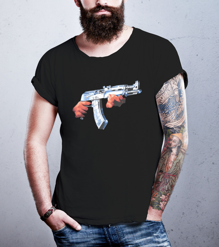 Gun Uncompromising AK 47 Illustration Ruger T-Shirt