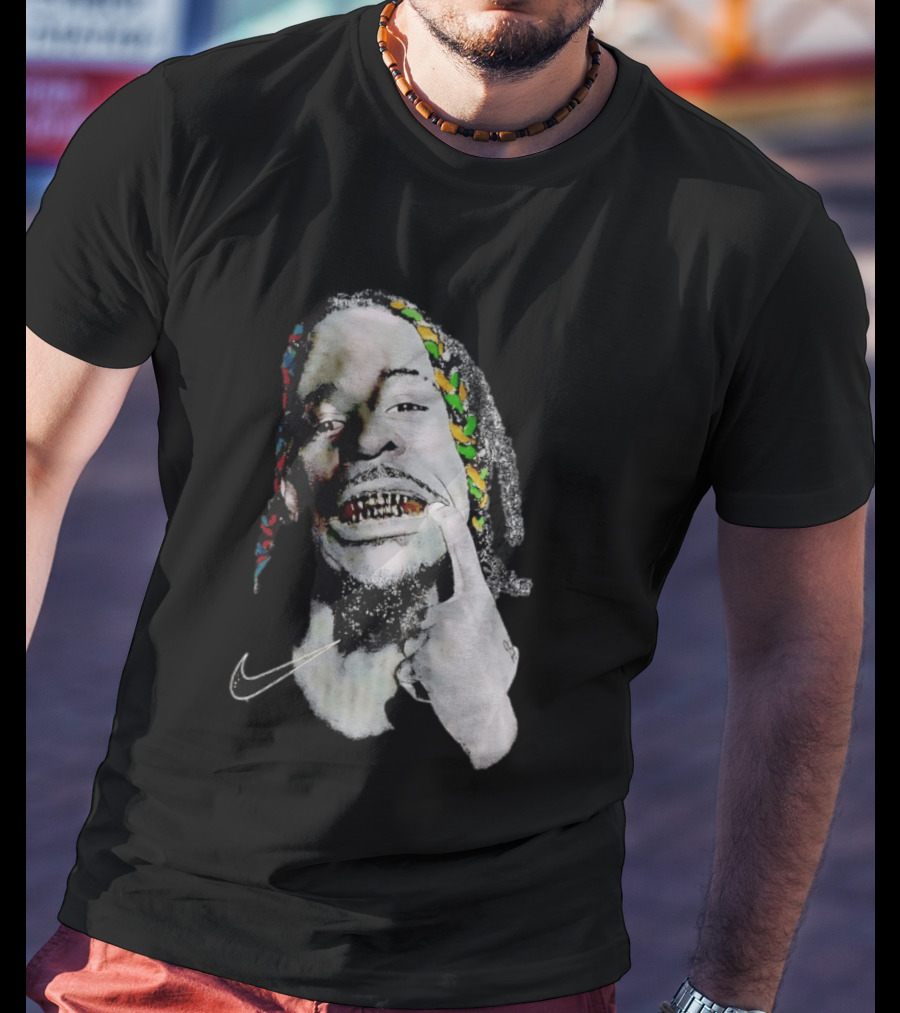 Ja Morant Max90 Nike Iconic Grills And Colorful Braids T-Shirt