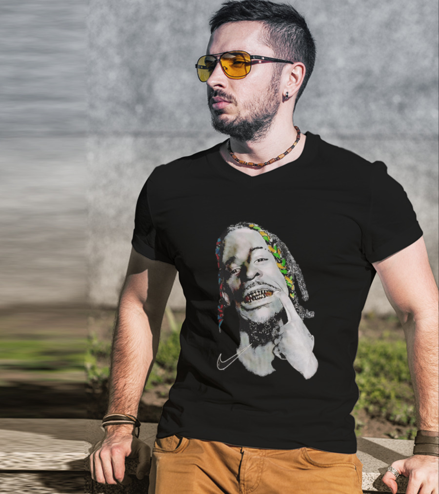 Ja Morant Max90 Nike Iconic Grills And Colorful Braids T-Shirt