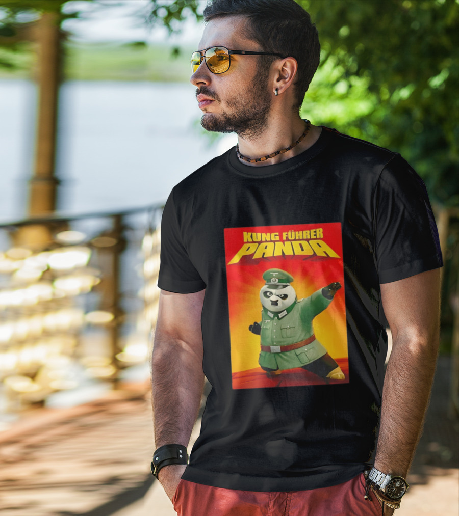 Kung Führer Panda Officer T-Shirt