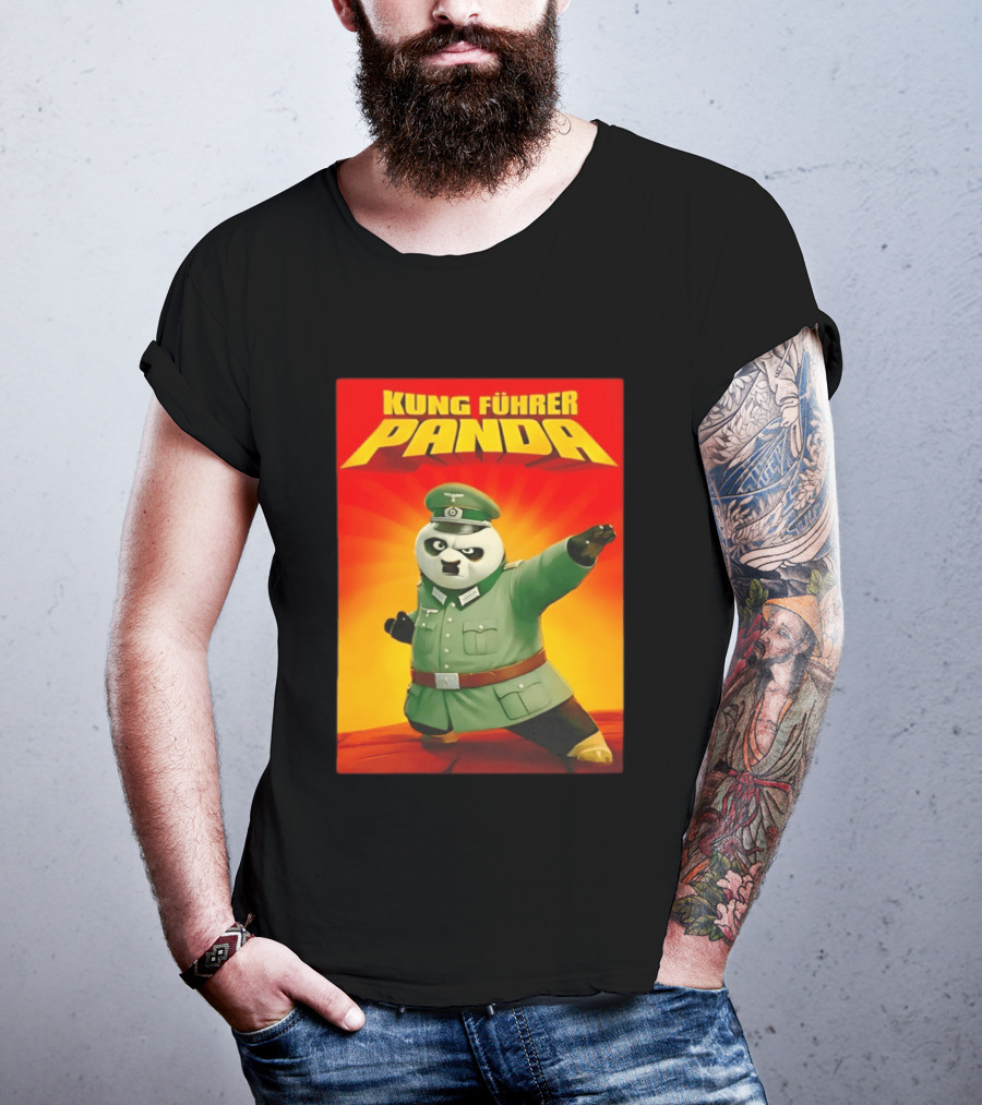 Kung Führer Panda Officer T-Shirt