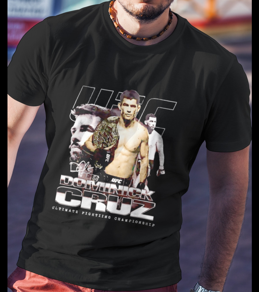 UFC Dominick Cruz Champion Legend Montage T-Shirt