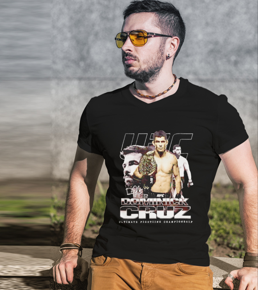 UFC Dominick Cruz Champion Legend Montage T-Shirt