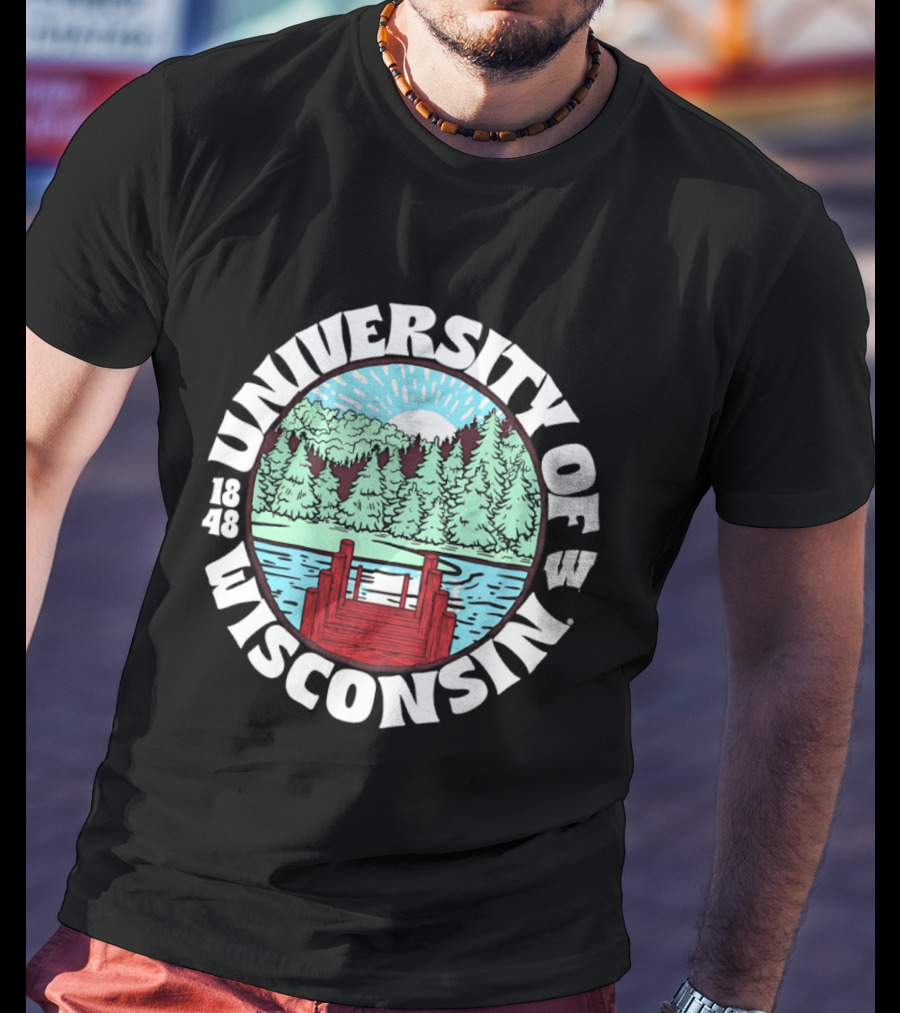 University Of Wisconsin 1848 Lake Scene T-Shirt