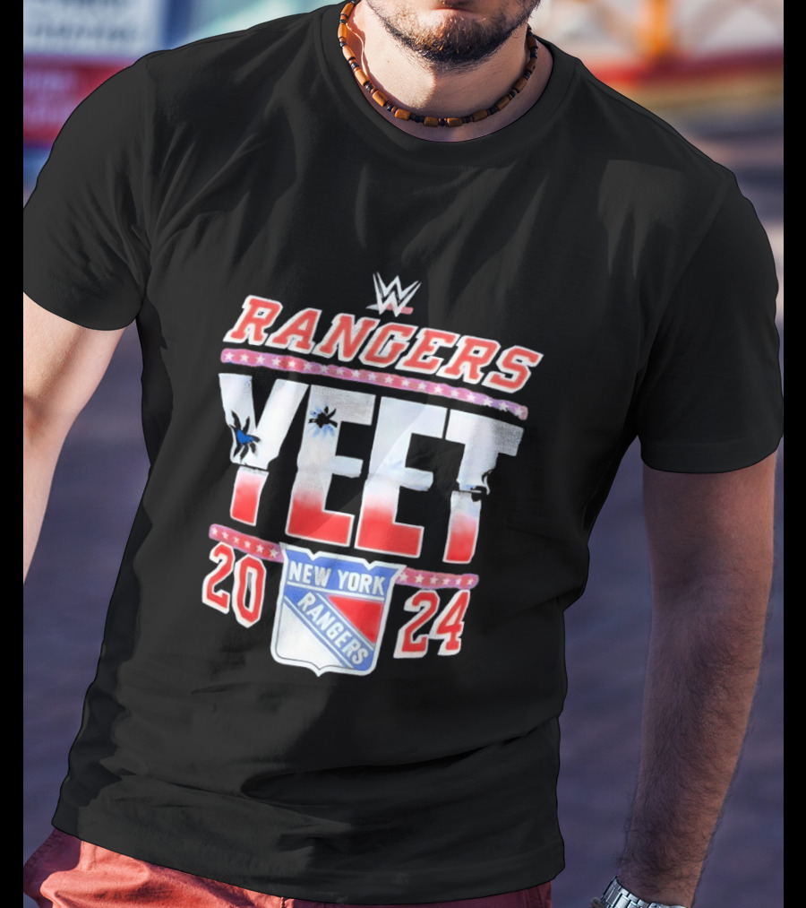 WWE Rangers Yeet 2024 New York Rangers T-Shirt