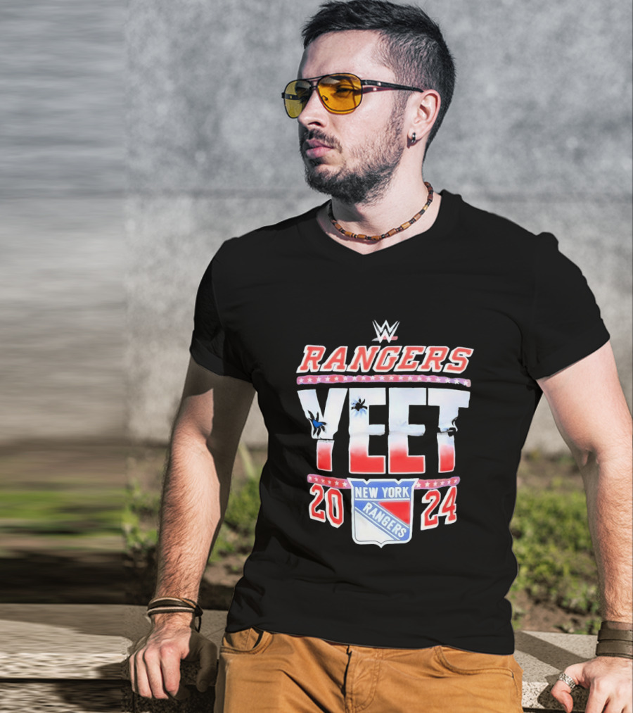 WWE Rangers Yeet 2024 New York Rangers T-Shirt
