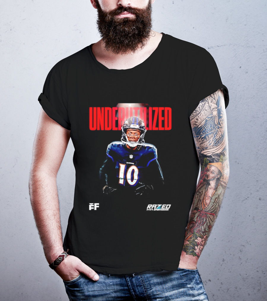 Underutilized Baltimore Ravens Football 10 T-Shirt