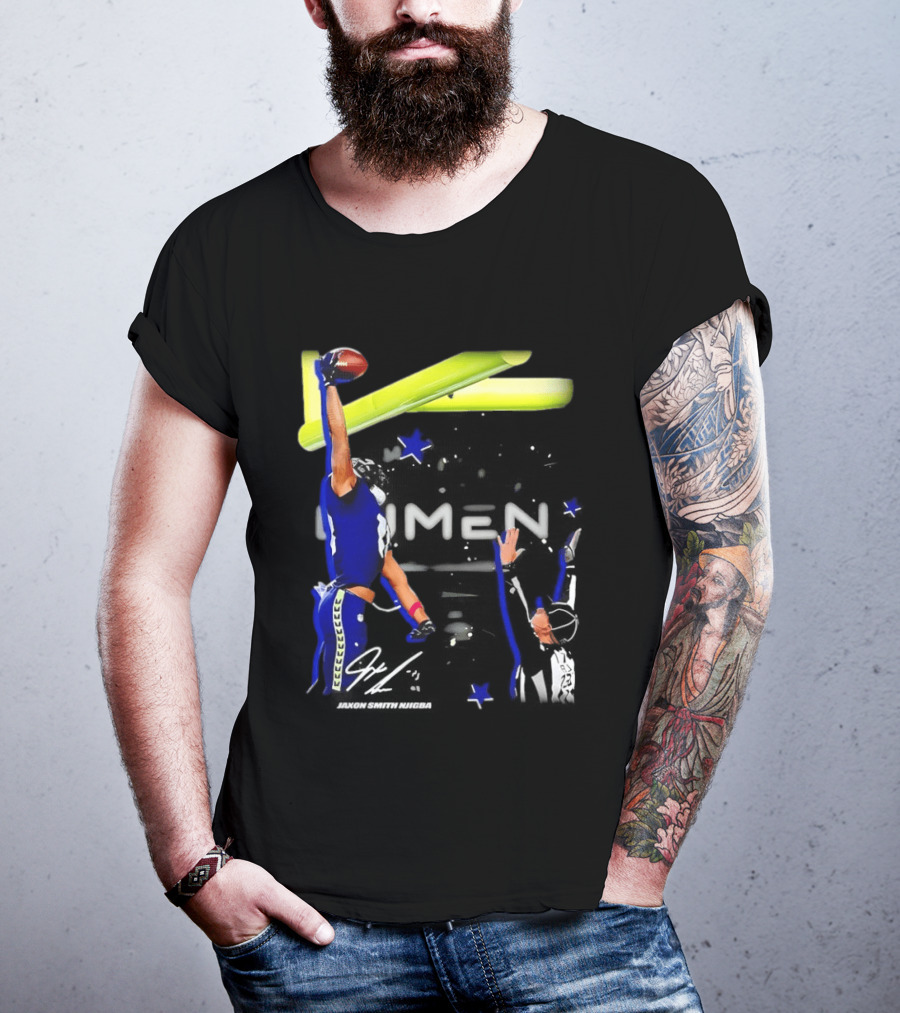 Jaxon Smith Njigba Seattle Seahawks Jumpman T-Shirt