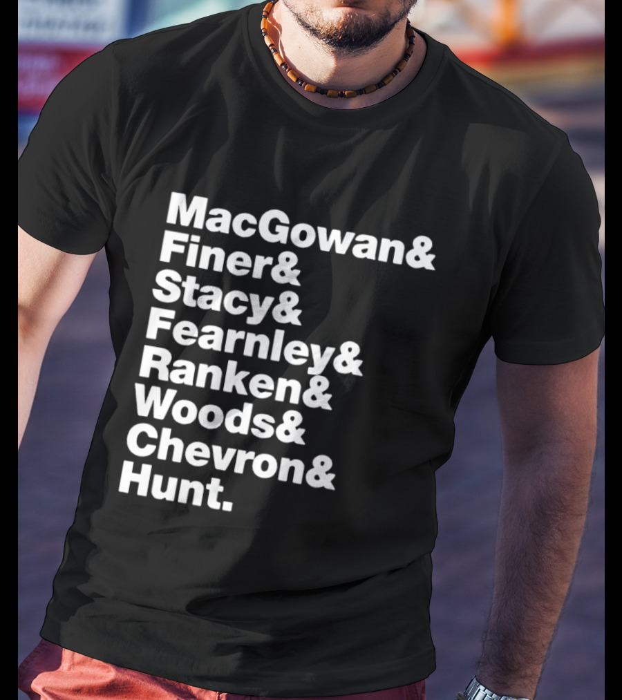 MacGowan Finer Stacy Fearnley Ranken Woods Chevron Hunt T-Shirt